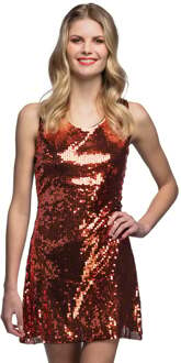 Boland Glitterjurk Luxe Oranje Dames