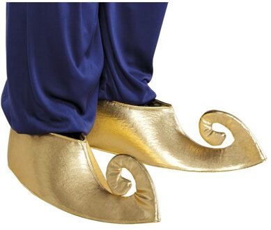 Boland Gouden sultan/Aladin overschoenen voor volwassenen - 1001 nacht verkleed spullen feest thema