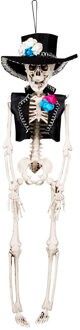 Boland Hangende horror decoratie skelet - Spaanse heer - 40 cm Multi