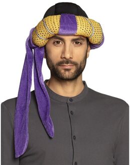 Boland Hoed Sultan Omar Goud/paars One Size Goudkleurig