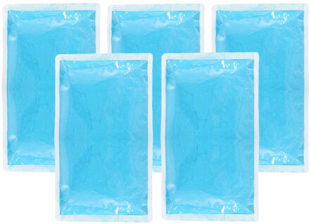 Boland Holi kleurpoeder - 5x - blauw - 70 gram - festival/party - heilig kleuren poeder - festival