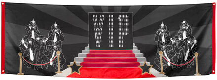 Boland Hollywood Banner - 74 x 220 cm - VIP - themafeest - vlag Multi