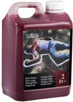 Boland Jerrycan vloeibaar horror nepbloed schmink - 2 liter - Halloween - Feestdecoratievoorwerp