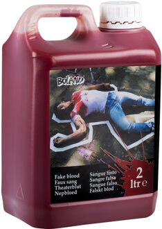 Boland Jerrycan vloeibaar horror nepbloed schmink - 2 liter - Halloween verkleed accessoires/make-up