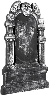 Boland Kerkhof grafsteen - 50 x 30 cm - kunststof - RIP - halloween Multi