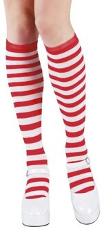 Boland Kniekousen Rood/wit Multikleur