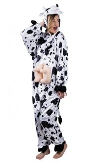 Boland Koe onesie verkleedkleding - volwassenen - koeienpak - koeien kostuum - dierenpakken One size