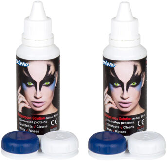 Boland Lenzenkit All- 2x -in-one - Volwassenen - Contactlenzen - bewaar doosjes met vloeistof