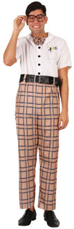 Boland nerd volwassenkostuum, maat M/L