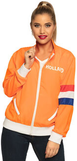 Boland Oranje/holland fan artikelen kleding trainingsjasje maat L/XL