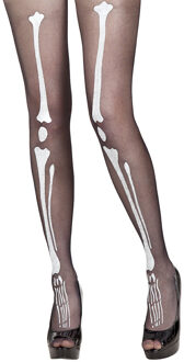 Boland Panty Bones Dames Nylon Wit One Size