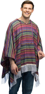 Boland Party - verkleedkleding - Mexicaanse poncho - Carnaval One size
