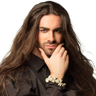 Boland Piraten armband met doodskoppen - volwassenen