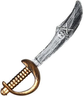 Boland piraten Zwaard - 37 cm - verkleedaccessoire - piraat - kunststof