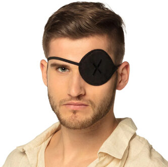 Boland Piratenooglapje 19 X 2 Cm Polyester/elastaan Zwart
