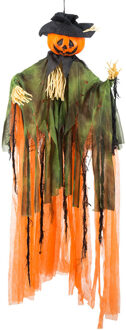 Boland pompoen pop - 100 cm - halloween - hangdecoratie - horror