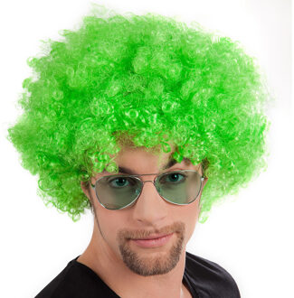 Boland Pruik Afro Unisex Groen