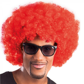 Boland Pruik Afro Unisex Rood