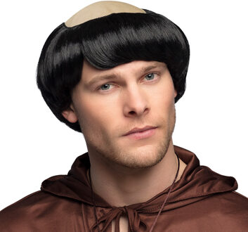 Boland Pruik Bald Monk Heren Zwart