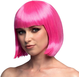 Boland Pruik Cabaret Dames Roze