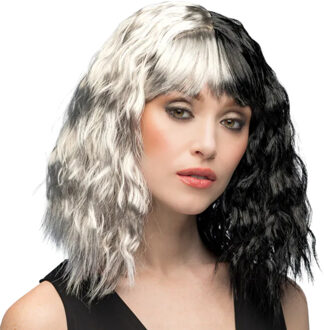 Boland Pruik cruella - verkleden - carnaval - cosplay - themafeest