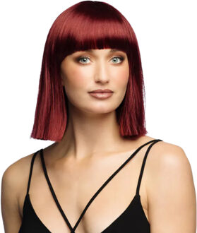 Boland Pruik Djamilla - roodbruin - dames - verkleed pruiken