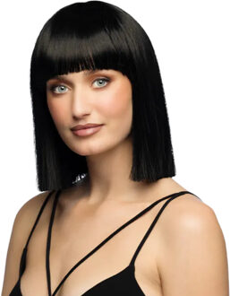 Boland Pruik Djamilla - zwart - dames - verkleed pruiken - carnaval