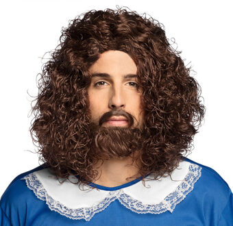 Boland Pruik Musketeer Heren Bruin