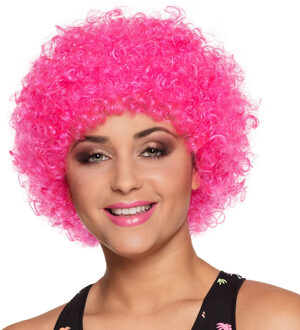 Boland Pruik Pop Unisex Roze