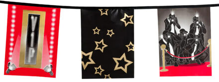 Boland Rechthoekige VIP vlaggenlijn 6 m - Vlaggenlijnen Multikleur