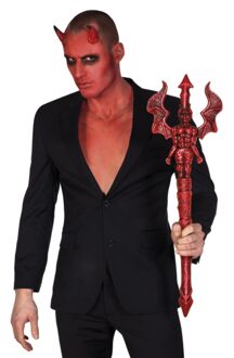 Boland Rode luxe duivel/Satan drietand 73 cm