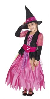 Boland Roze heksen kostuum voor meisjes
