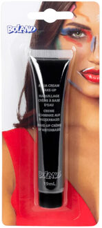 Boland Schmink/make-up tube - zwart - 19 gram - waterbasis - carnaval/Halloween