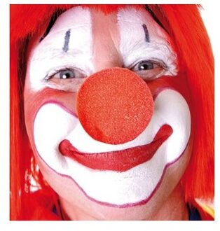 Boland Schuimrubber clownsneuzen pak/12 rood