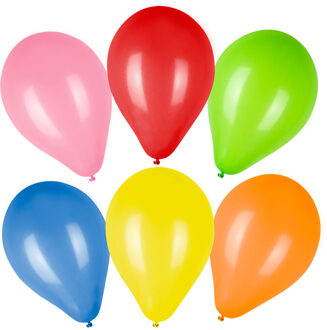 Boland Set 50 Ballonnen - diverse kleuren - Knoopballon - ca. 23 cm