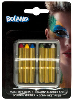Boland Set 6 Schminkstiftjes 6 kleuren
