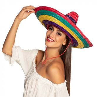 Boland sombrero Puebla 49 cm Multikleur