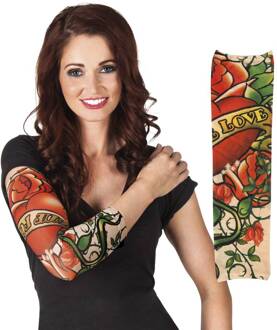 Boland tatoeage sleeve true love Multikleur