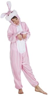 Boland tienerkostuum Konijn pluche Roze