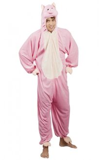 Boland Varken onesie dierenpak 195 cm - Carnavalskostuums Roze