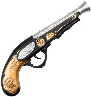 Boland Verkleed pistool - 28 cm - piraten accessoires - ouderwets wapen