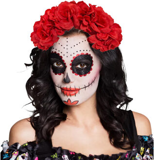 Boland Verkleed Schminkset met diadeem - Day of the Dead - Carnaval/halloween
