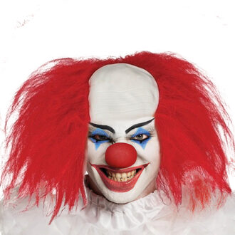 Boland Verkleed set Horror Clown - pruik/schmink/neus - Carnaval/Halloween