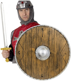 Boland Verkleed speelgoed Ridders/vikingen wapens - Schild/zwaard - kunststof - volwassenen