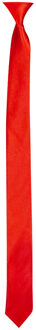 Boland Verkleed stropdas - rood - 50 cm - breed 6 cm - Voor volwassenen - Carnaval
