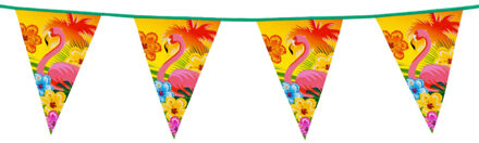 Boland Vlaggenlijn Hawaii - 6 meter - kunststof - tropisch thema - vlaggetjes