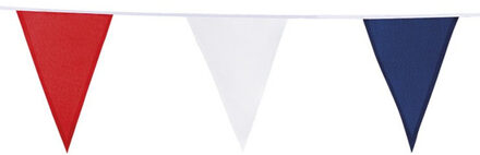 Boland Vlaggenlijn - rood/wit/blauw - 10 meter - stof - Nederland/Holland versiering - slinger