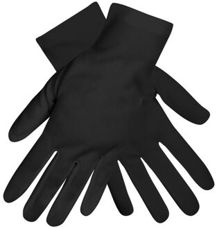 Boland voordelige verkleed handschoenen - 2x - Zwart - Kort - volwassenen