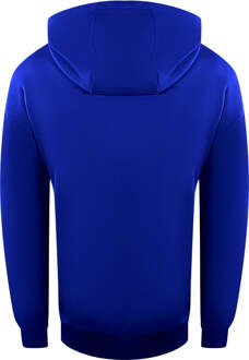 Bold Blocked Logo Blauwe Hoodie - maat