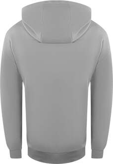 Bold Blocked Logo Grijze Hoodie - maat M Grijs